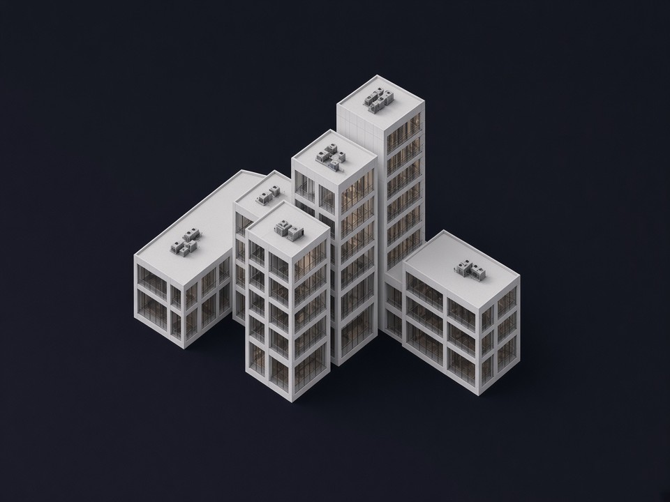 Same campus refined — LOD 350 construction detail
