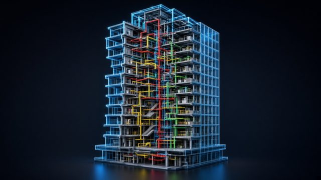 BIM modeling services – LOD 100–350 Revit model by CAD BOLT